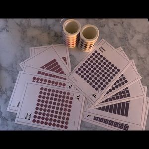 CLOTH AND PAPER STICKER SET